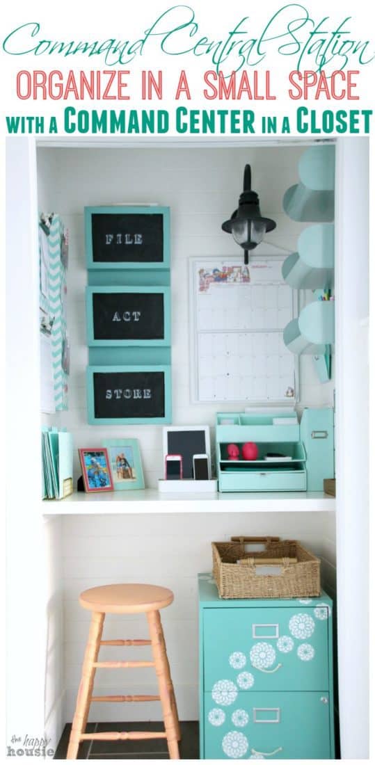 Command Center in a Closet -- The Happie Housie