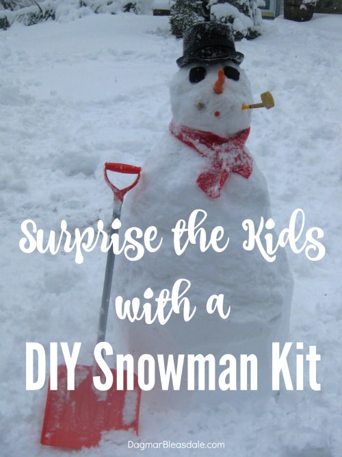 Make a Snowman with a DIY Snowman Kit