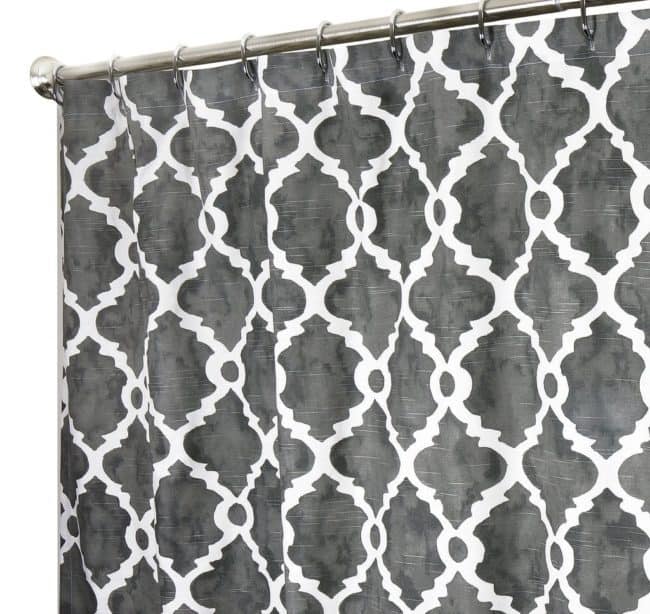 graa shower curtain with modern pattern