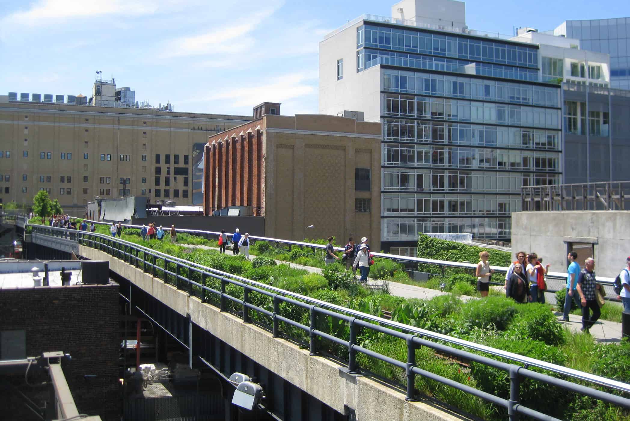 Walking the High Line in New York City