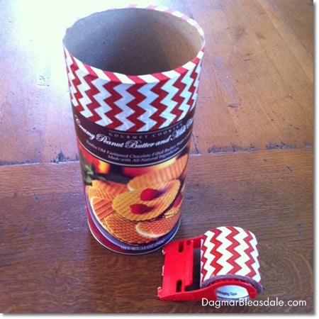 Easy DIY Project: Decorating With Colorful Packing Tape