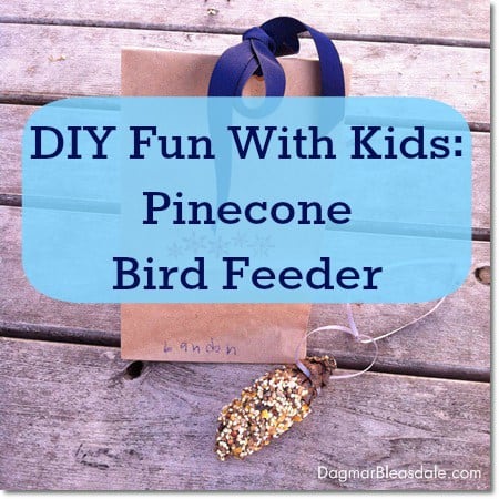 DIY Fun With Kids: Pinecone Bird Feeder