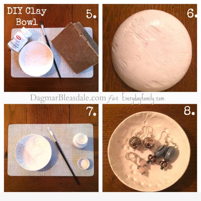 Air-Drying Clay Bowl