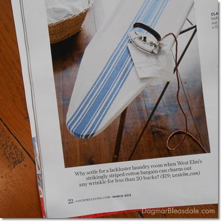 Grain Sack Striped Cotton Ironing Board Cover
