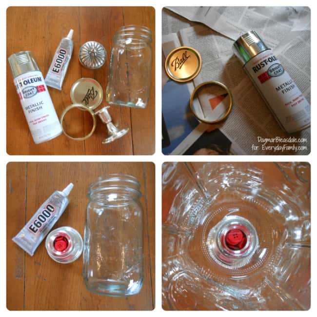 mason jar apothecary jar tutorial