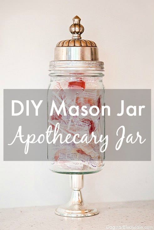 mason jar apothecary jar, DagmarBleasdale.com