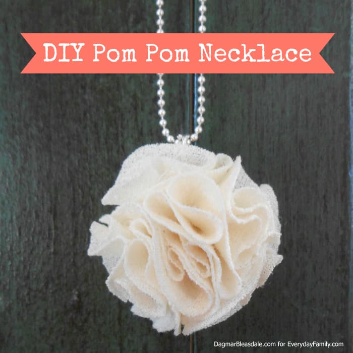 DIY Project: Make a Pom Pom Necklace