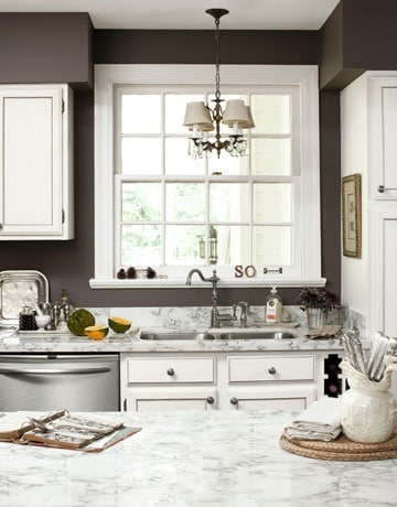 white and gray countertop colors
