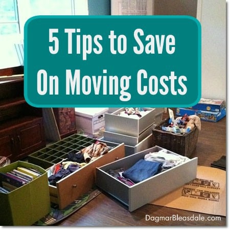 5 tips to save on moving costs