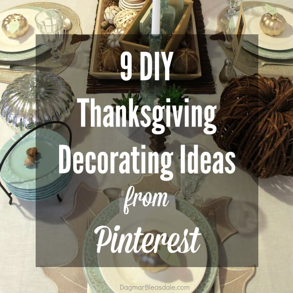 Thanksgiving decorating ideas from Pinterest, DagmarBleasdale.com