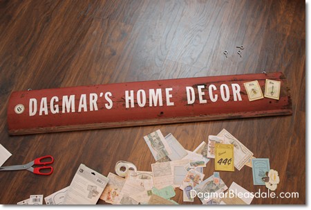 Dagmar's Home Decor sign