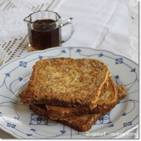 Healthy French Toast With Chia Seeds Recipe