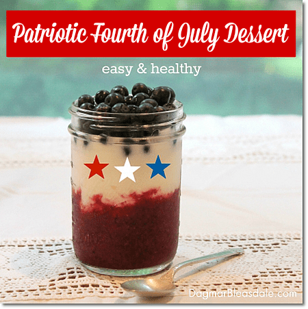 healthy Patriotic Fourth of July Dessert, DagmarBleasdale.com