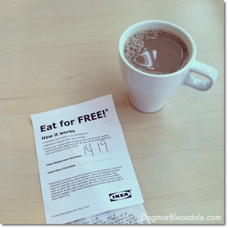 eat for free at Ikea
