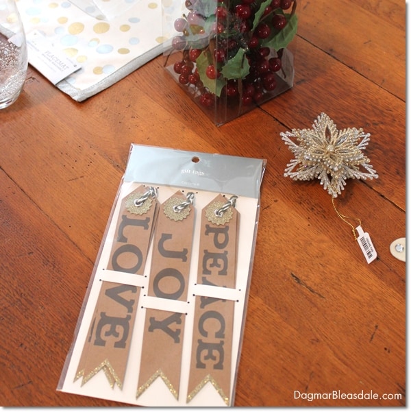 DIY Cloche Centerpiece and Christmas Tablescape