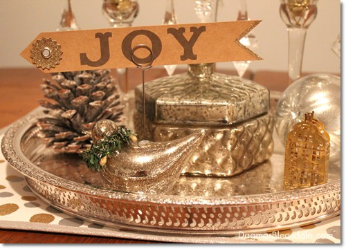 New Year's Eve tablescape