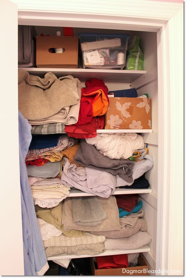 Closet Makeover, bathroom, before and after,