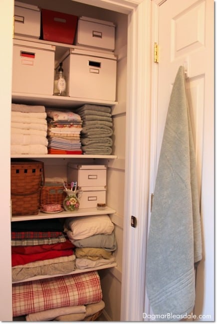 Bathroom Closet Makeover - Easy Decluttering Project To Tackle in 1 Hour