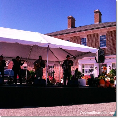 live music in Colonial Williamsburgh, VA
