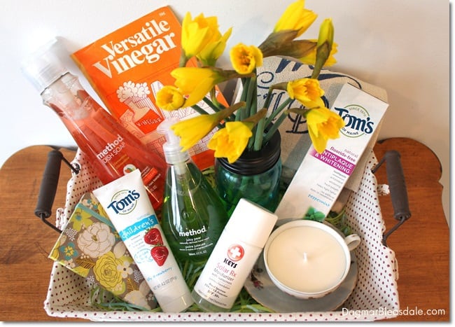 Green Your Home Gift Basket Ideas for Spring Cleaning & Homewarming