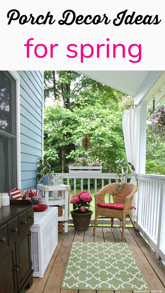 Porch Decorating Ideas for Spring pin with cottage porch
