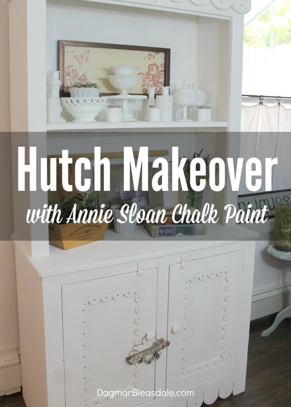 hutch makeover with Annie Sloan Chalk Paint, DagmarBleasdale.com