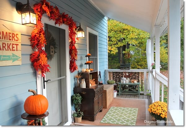 Blue Cottage Fall Home Tour