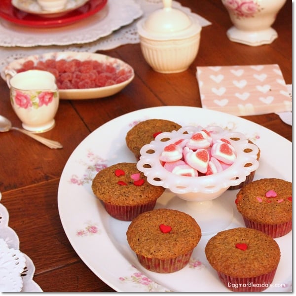 Valentine's Day muffins, DagmarBleasdale.com
