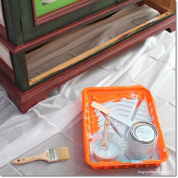 easy tutorial refinishing furniture paint, DagmarBleasdale.com