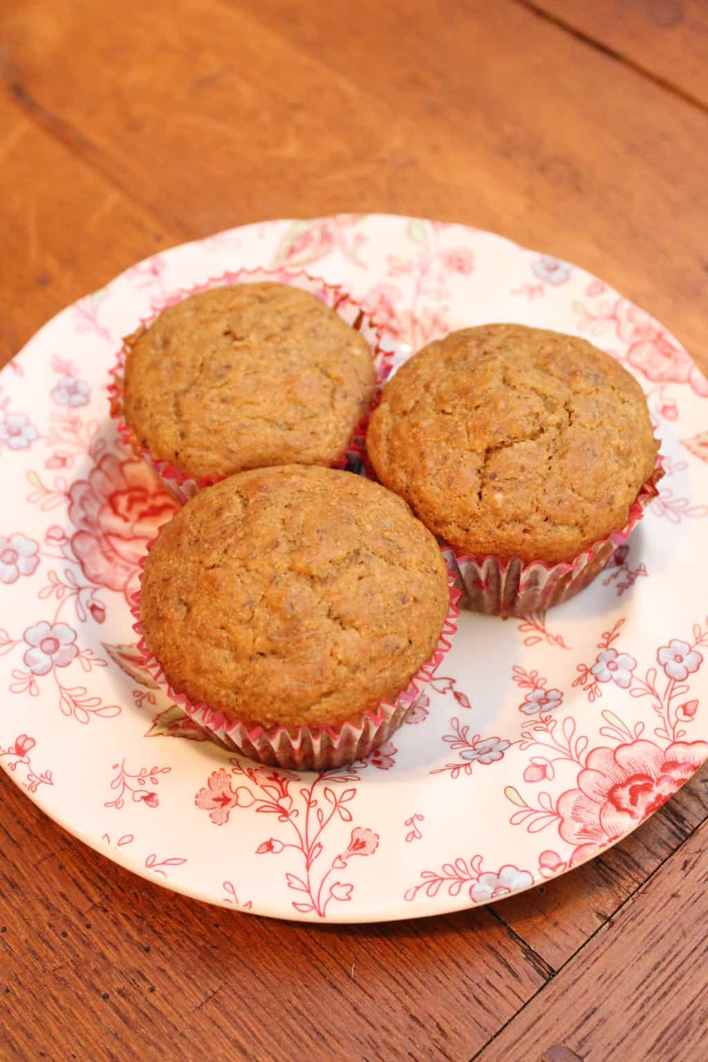 Easy Banana Bran Cottage Cheese Muffins