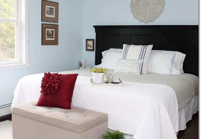 Easy Blue Cottage Bedroom Makeover