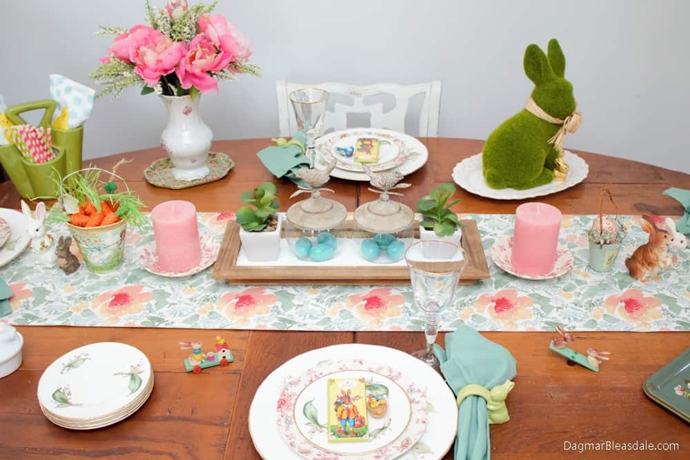 pastel Easter Tablescape