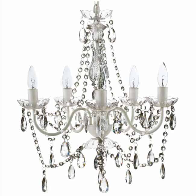 crystal chandelier farmhouse style