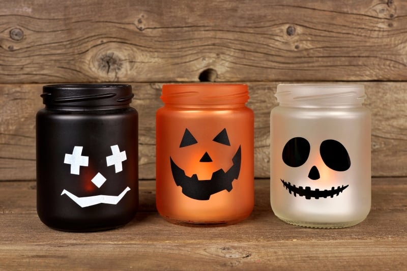 Halloween jars